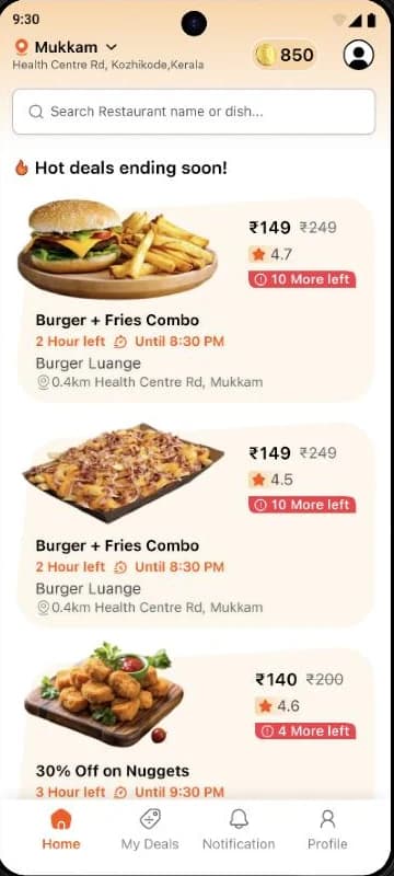 Home: hot deals ending soon