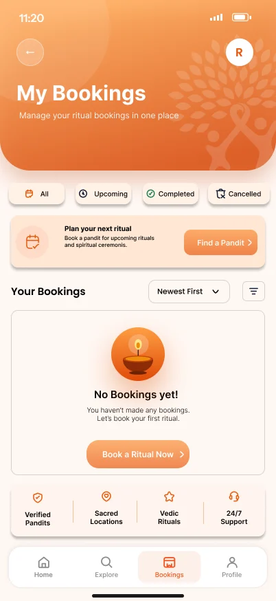 My bookings