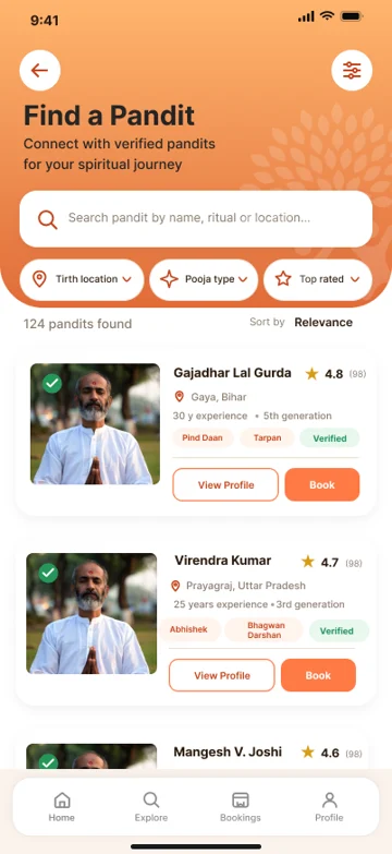 Find a pandit