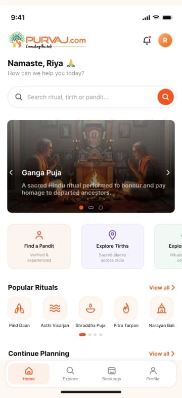 Home with popular rituals